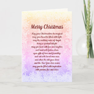 Carte Joyeux Noël Belles paroles