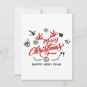 Carte Joyeux Noël Bonne année