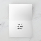 CARTE JOYEUX NOËL/BOURRE DE BONNE ANNÉE (Intérieur)