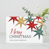 Carte Joyeux Noël Business Holiday (Debout devant)