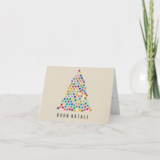 Carte Joyeux Noël (carte de Noël) italien