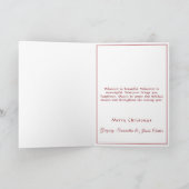 Carte Joyeux Noël Cheminée Bougies Rouges Cônes de Pin (Intérieur)