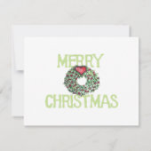 Carte Joyeux Noël Classique (Dos)
