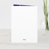 Carte Joyeux Noël Cloches Balls (Dos)