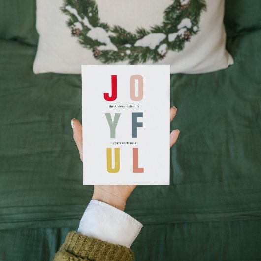 Carte Joyeux Noël coloré | Joyeuses fêtes