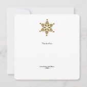 Carte Joyeux Noël Comme Mon Papa - Parties scintillant O (Dos)