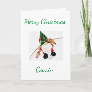 CARTE JOYEUX NOËL **COUSIN**