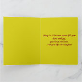 Carte Joyeux Noël Danseuse Chouette (Intérieur)