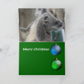 Carte Joyeux Noël d'Australie Koala (Intérieur)