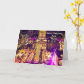 Carte Joyeux Noël de Berlin, Allemagne (Fleur jaune)