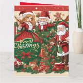 Carte Joyeux Noël de famille (Dos)