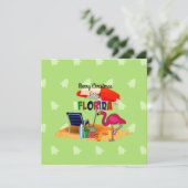 Carte Joyeux Noël de Floride (Debout devant)