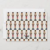 Carte Joyeux Noël de la nuthouse drôle Nutcracker (Dos)