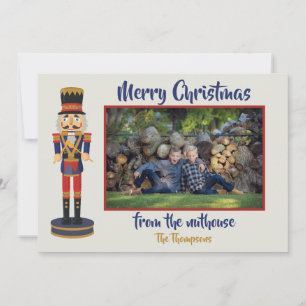 Carte Joyeux Noël de la nuthouse drôle Nutcracker