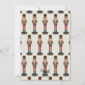 Carte Joyeux Noël de la nuthouse drôle Nutcracker (Dos)