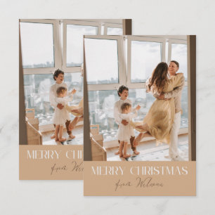 Carte Joyeux Noël de la part de la famille Wilson