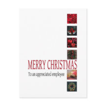 Carte Joyeux Noël de l'employé