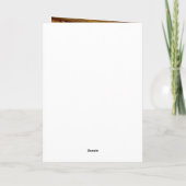 CARTE JOYEUX NOËL DE PÈRE NOËL (Dos)