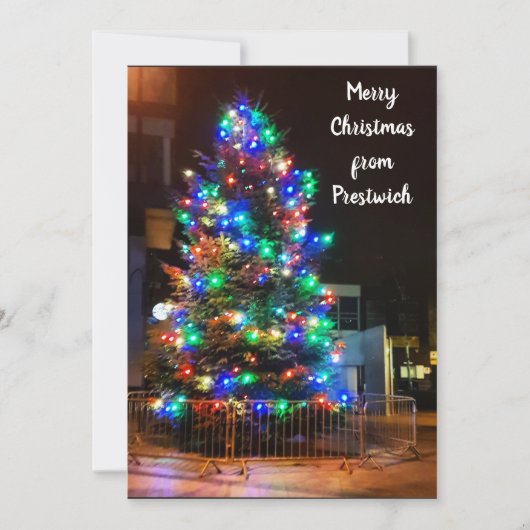 Carte Joyeux Noël de Prestwich (Devant)