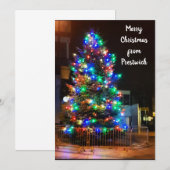 Carte Joyeux Noël de Prestwich (Devant / Derrière)
