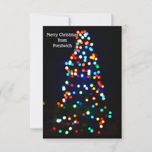 Carte Joyeux Noël de Prestwich (Devant)