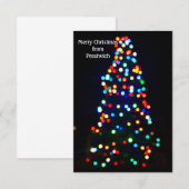 Carte Joyeux Noël de Prestwich (Devant / Derrière)