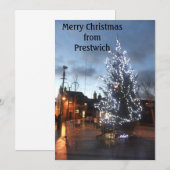 Carte Joyeux Noël de Prestwich (Devant / Derrière)