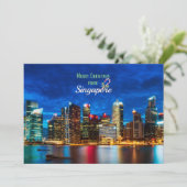 Carte Joyeux Noël de Singapour (Debout devant)