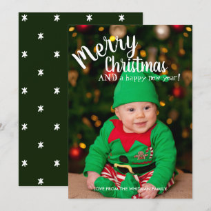Carte Joyeux Noël de vacances