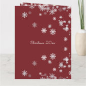 Carte Joyeux Noël de (votre famille) (Dos)