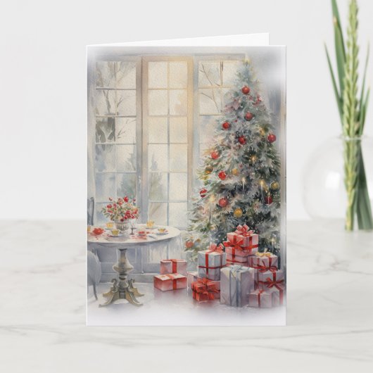 Carte Joyeux Noël de votre Père Noël Secret (Devant)