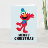 Carte Joyeux Noël d'Elmo (Devant)