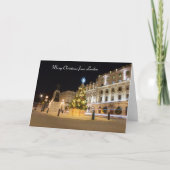 Carte Joyeux Noël depuis Londres (Devant)