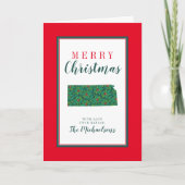 Carte Joyeux Noël du Kansas (Devant)