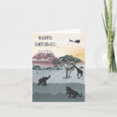 Carte Joyeux Noël du Kenya (Devant)