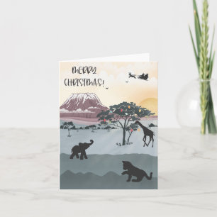 Carte Joyeux Noël du Kenya