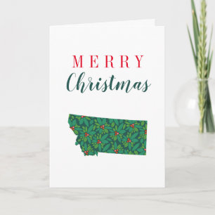Carte Joyeux Noël du Montana