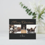 carte Joyeux Noël du patron (Debout devant)