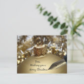 carte Joyeux Noël du patron (Debout devant)