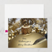 carte Joyeux Noël du patron (Devant / Derrière)