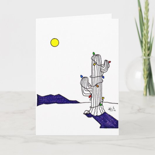 Carte Joyeux Noël du Texas (Devant)