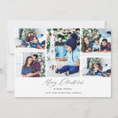 Carte Joyeux Noël Ele Chic 5 Photo (Devant)