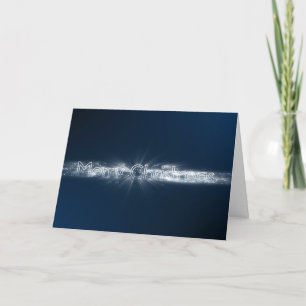 Carte Joyeux Noël élégante étincelles de Noël