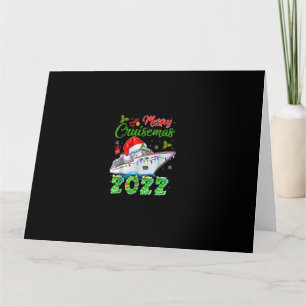 Carte Joyeux Noël en croisière Croisière drôle de Noël e
