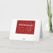 Carte Joyeux Noël en différentes langues ! (Dos)