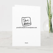 Carte Joyeux Noël en juillet (Dos)