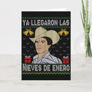 Carte Joyeux Noël espagnol Les Neiges de Janvier El Del