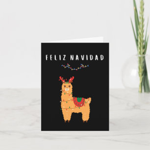 Carte Joyeux Noël espagnol mexicain de Noël