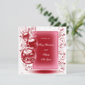 Carte Joyeux Noël et Bonne Année (Debout devant)