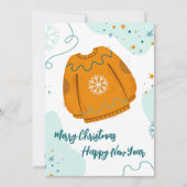 Carte Joyeux Noël et Bonne Année (Devant)